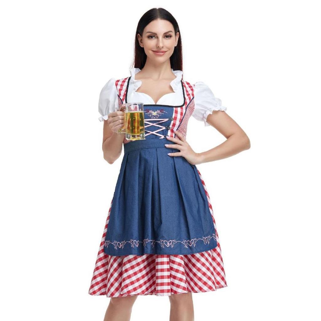 Etnické Dirndl Oktoberfest Party Kostýmový Set