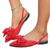 Fashion 2025 New Ladies Shoes Closed Toe Women's Sandals Fashion Daily Summer Plus Size Butterfly-knot Light Best Seller Flat Sandals