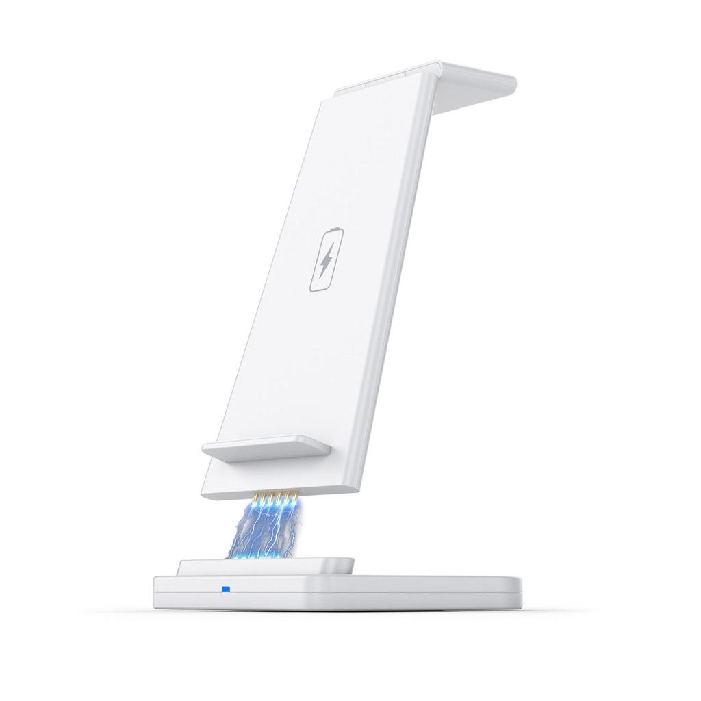 3 In 1 Multifunction Folding Wireless Charger  for Iphone Samsung Smartphone Wireless Charging Stand For Airpods and Iwatch