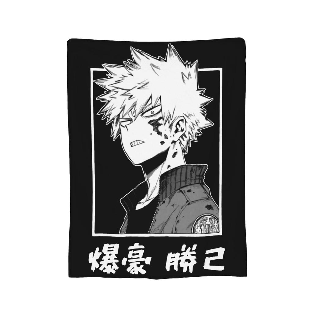 Izuku Midoriya My Hero Academia Blankets Fleece Autumn/Winter Anime  Thin Throw Blankets for Home Bedroom Quilt