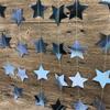 Elegant Star Garlands Decoration Glitters Paper Streame Festival Ornament for Birthday Party Supplies Daily Casual Use