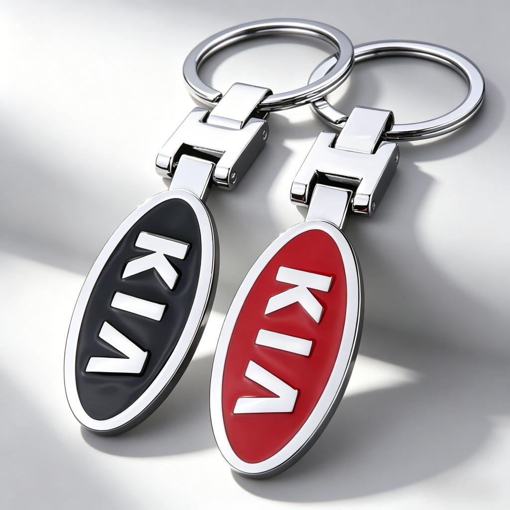 ZBEZ1 Metalowy Brelok do Kluczy 3D Brelok Breloczek Wisiorek Męski Prezent Akcesoria do Kia Sportage Ceed Picanto Rio ProCeed Niro 5 3 4 K7 K5 K