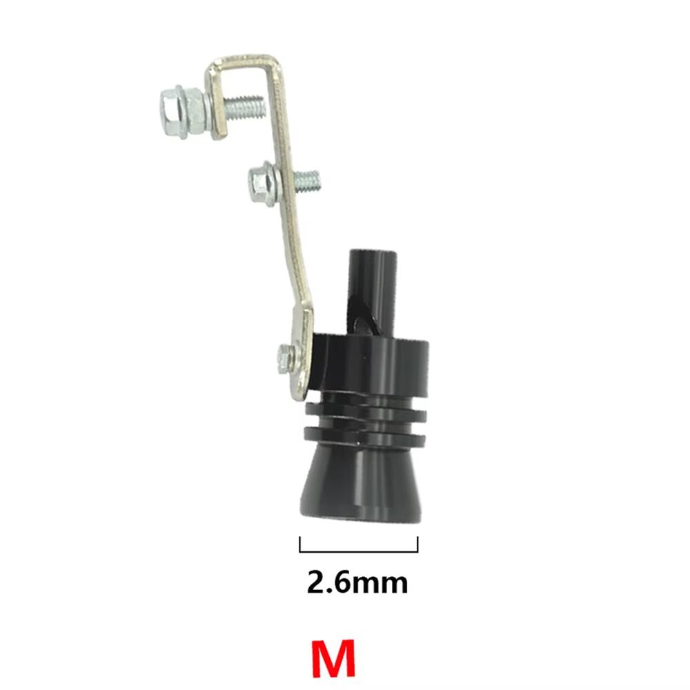 Vehicle Refit Device Exhaust Pipe Turbo Sound Whistle Car Turbmuffler Universal Sound Simulator Car Turbo Sound Whistle S/M/L/Xl