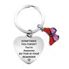 Steel Stainless Contemporary Keychain Inspirational Butterfly Accessory For Colleagues Classmates And