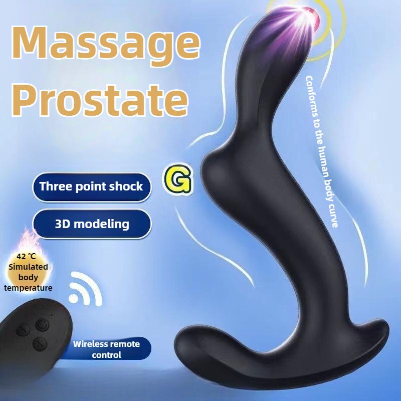 Male Prostate Massager Dildo Vibrator Remote Control Vibrating Anal Plug G-spot Vibration Stimulation Masturbation Gay Sex Toys