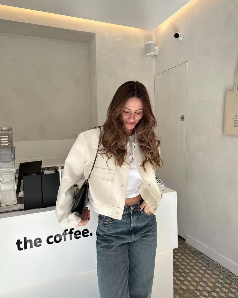Fashion Women Bomber Jackets for 2026 Spring Antumn Female Long Sleeve Coats Ladies Big Pockets Jackets New Outerwear