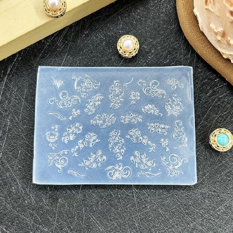 4PCS Nails Art Silicone Mold Butterfly Theme Manicure Training Tool Professional Manicure Supplies for Various Occasion