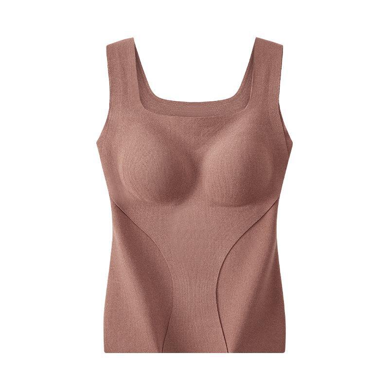 

Женский бесшовный теплый жилет Sanded с фиксированными нагрудными накладками для осенне-зимней термообработки M тёмно-рыжий