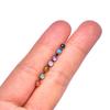 G23 Titanium Circular Needle Ear Lip Studs with Natural Stone Top Labret Tongue Nose Stud Earrings Body Piercing Jewelry