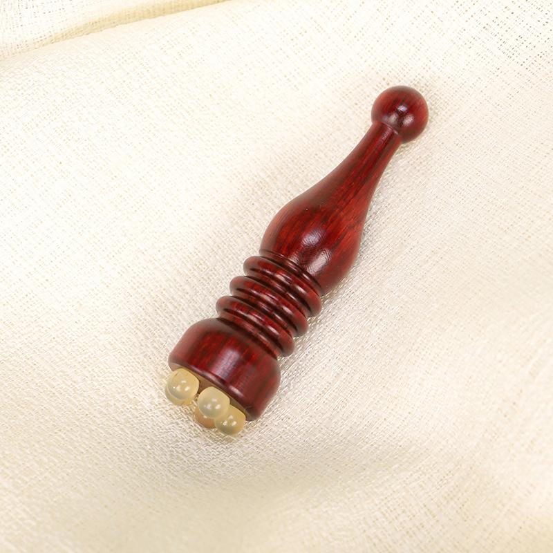 Smooth Face Massage Tool Sandalwood Gua Sha Face Skin Care Massage Sticks Lotus Seedpod Shape Massager Facial Physiotherapy Tool