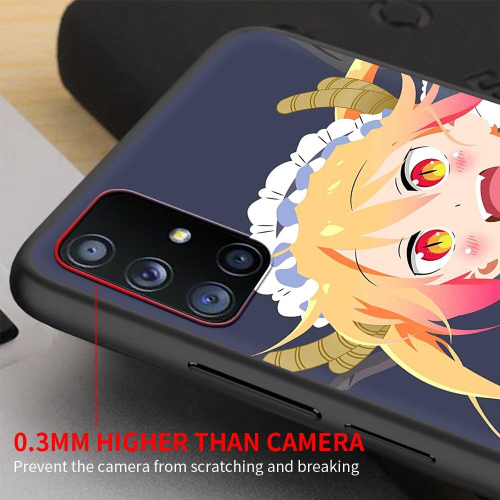 Miss Kobayashis Dragon Maid Anime Phone Case for Samsung Galaxy A51 A71 A21S A12 A11 A31 A52 A41 A32 5G A72 A02S Silicon Cover