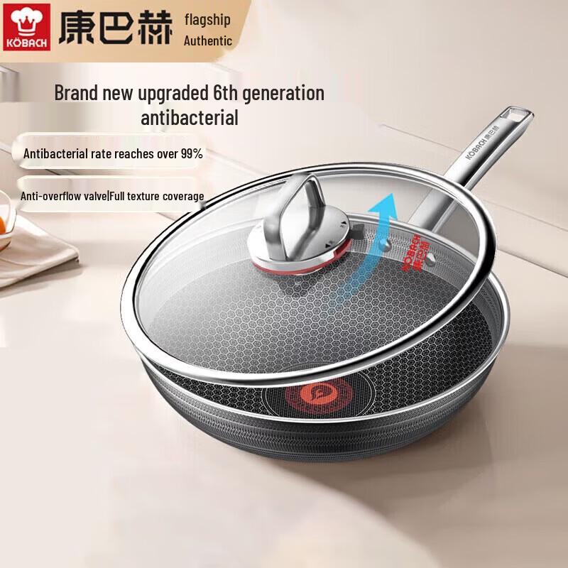 KOBACH 6th Gen Red Dot Temp Control Honeycomb Wok