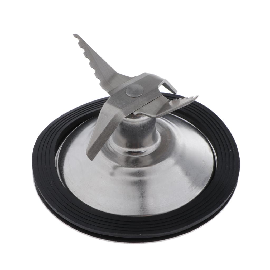 Ice Crushing Blade Gasket Spare Part for Braun Blender Ice Crusher Accessory Blender Cross Ice Blade AndSealing Ring Replacement