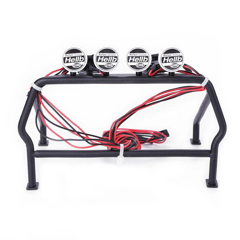 Metal Roll Cage Bucket RC Car Roof Rack Roll Cage Bucket for RC4WD 1/10 TF2 Remote Car Accessory