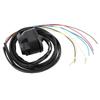 7 Pin Trailer Socket Wiring Kit with 1.5m Cable Towing Socket Wiring Harness for Commercial Vehicles Semi Trailer