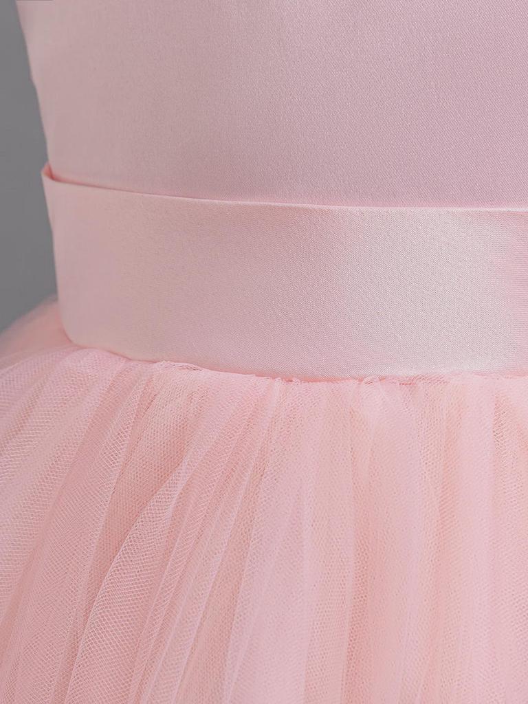 Girls' Performance Lace Tulle Skirt - Birthday Party Outfit for Ages 1+
