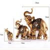 Elefanten Dekoration Statue Zuhause ,Geschenk Goldene Harzstatue Glück Reichtum Dekor Elefant Interieur Figur Kunsthandwerk Ornamente
