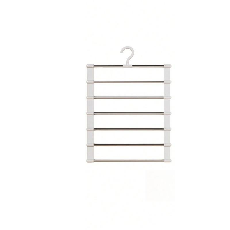Multi-Tier Pants Rack, Multi-Functional Non-Slip Ladder Design, Can Hang Scarves, Jeans, Pants, Ties, Bedsheets Etc