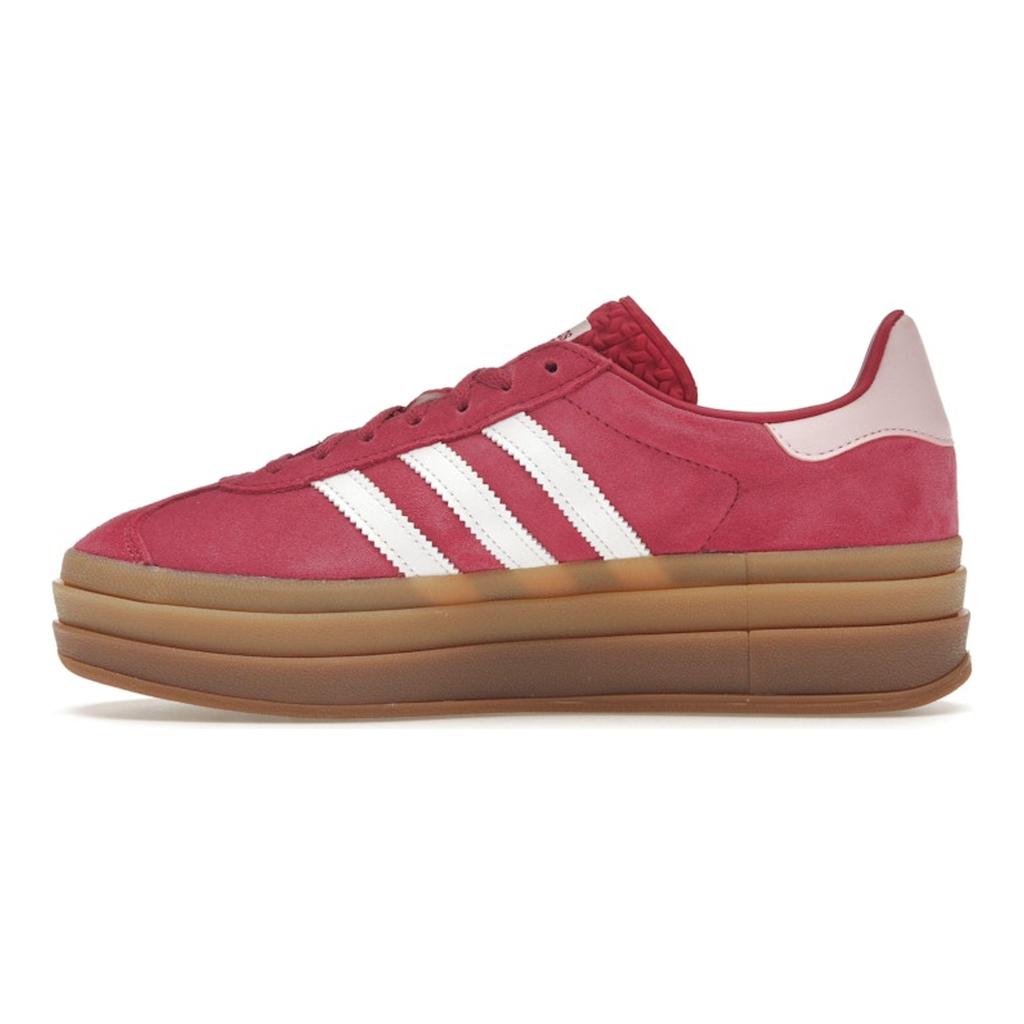 adidas Gazelle Bold Wild Pink Gum Damskie Sneakersy Białe Cloud-White Jasnoróżowe ID6997