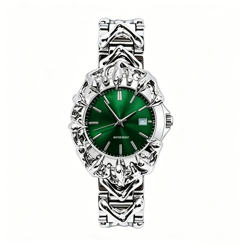 Dragon Claw Men Watch Creative 3D Textured Hip Hop Quartz Watch Purple Green Red Fashion Clock Relogio Masculino New