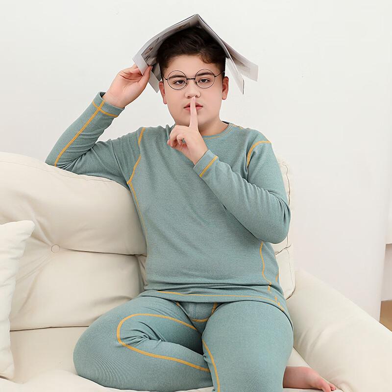 Red Dragonfly Boys' Plus-Size Thermal Underwear Set