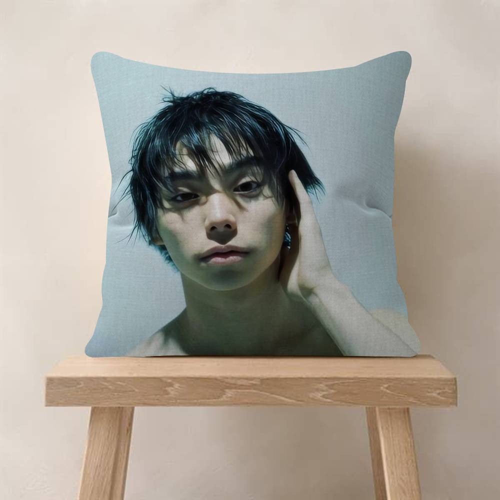 Actor N-Nijiro Murakami Cushion Cover Car Throw Pillow Case For Sofa Car Christmas Gift