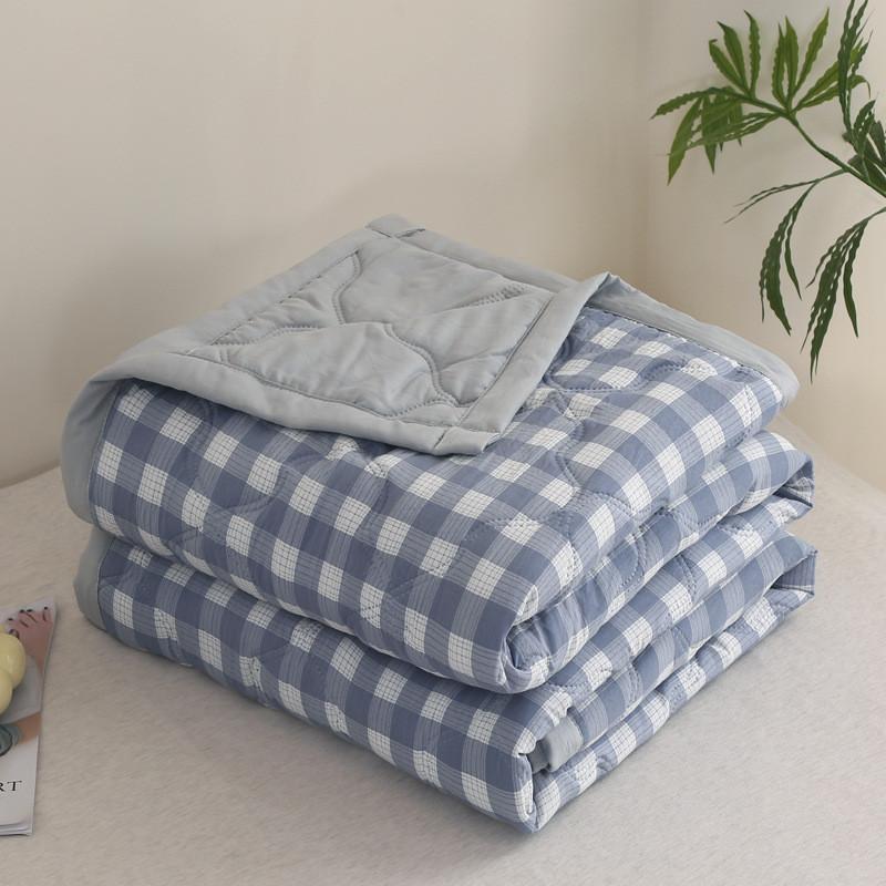 Pattern Lattice Water Wash Cotton Bedding Summer Air Conditioning Blanket Quilt