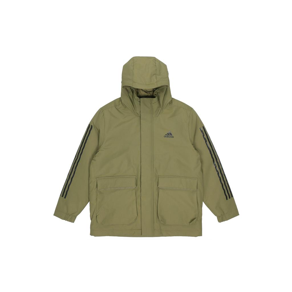 Adidas Utilitas Hooded Jacket Men Outerwear Olive GT1691