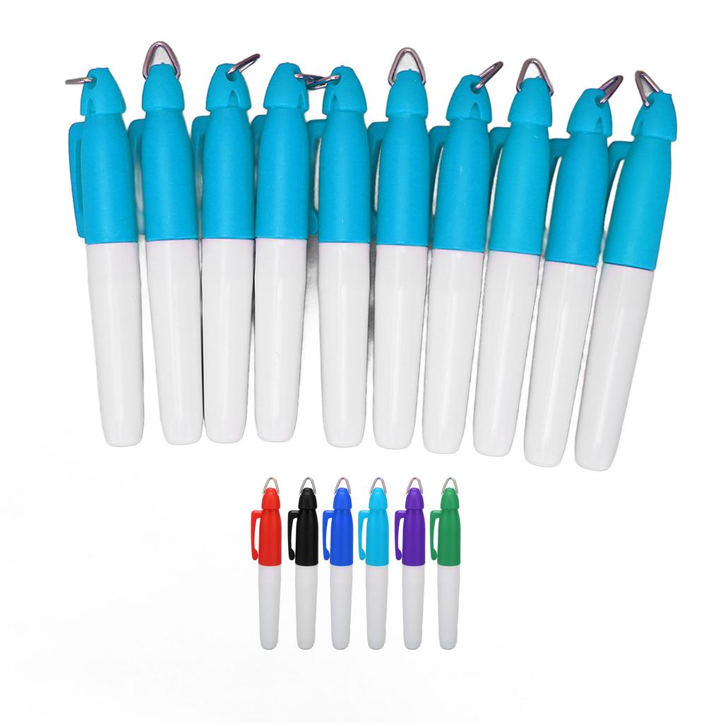 10pcs Golfing Marker Pen Oil Based Waterproof Portable Ball Line Marker Tool Ball Alignment Tool for