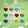 AGVANA Synthetic Peridot August In Full and 925 Sterling Perfect for White Gift Wrapping Included Women's Necklace, Birthstone, "Flowering Bloom"