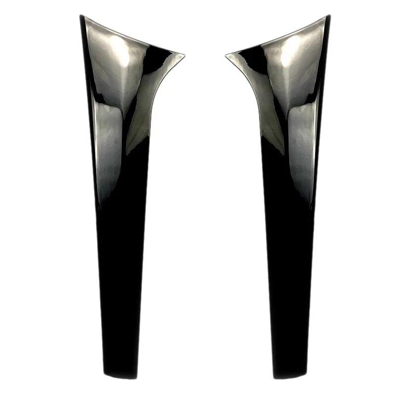 2st för Mercedes Benz ML GLE Klass W166 2012-2018 ABS Ljussvart Bil Bakruta Spoiler Sidovingskåpa