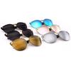 Gothic Skull Sunglasses Women Men Rimless Cat Eye with Skull Head Rhinestone Mirrored Ladies Sun Glasses Punk Metal Shades