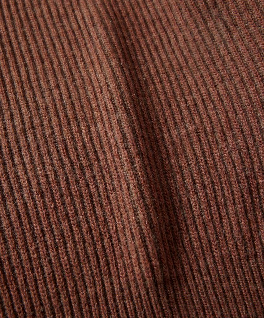 ESFAI 2 Tone Crew Neck Knit (Brick)