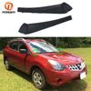 Pair Car Front Side Windshield Wiper Cowl Extension Trim Cape Black Grille Outer Cover for Nissan Rogue 2014-2020 Exterior Parts
