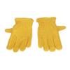 Garden Cowhide Gloves Wear Resistance Full Finger Leather Gloves for Outdoor CyclingM
