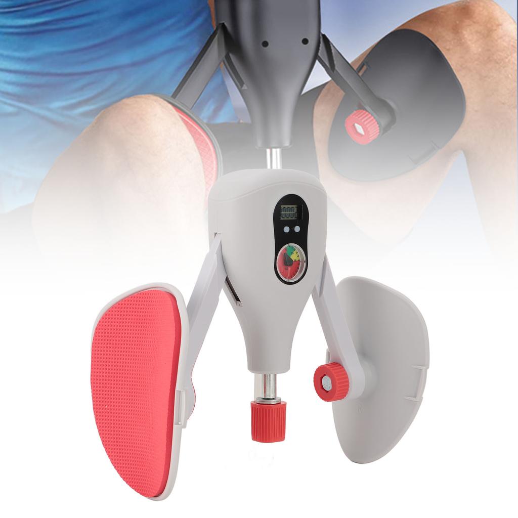 for Men Digital Display Hip Pelvic Floor Muscle Trainer Inner Thigh Exerciser Equipment with Straps for Butt Arm Leg