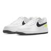 Nike Air Force 1 Low GS Just Do It - Białe Voltowe Dziecięce Trampki DM3271-100