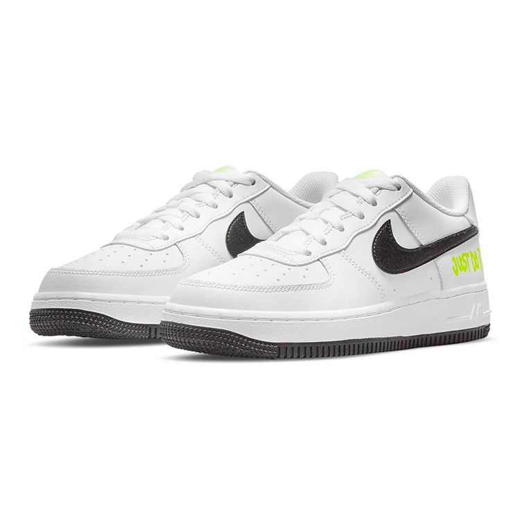 Nike Air Force 1 Low GS Just Do It - Weiß Volt Kinder Sneaker DM3271-100