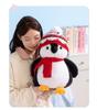 Penguin Plush Toy - Cute Winter Scarf Doll Gift for Kids