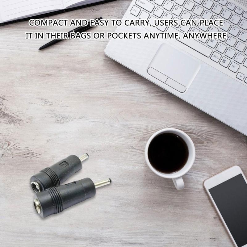 Portable DC5521 Female To DC3.0x1.1mm Male Converter Adapter Power Conversion Head for Various Laptops Brands