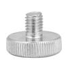 10pcs M8 Zinc Plated Carbon Steel Flat Knurled Head   Thumb Screws (M8*10)