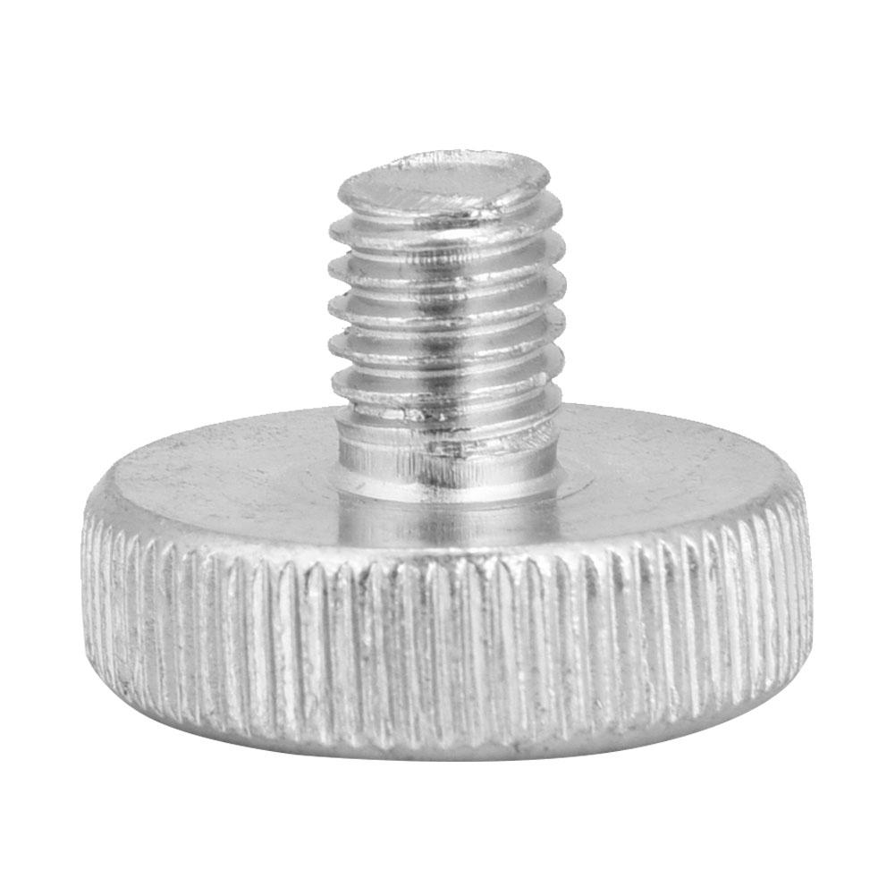 10pcs M8 Zinc Plated Carbon Steel Flat Knurled Head Thumb Screws (M8*10)