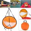 1PCS Kayak Downwind Paddle Inflatable Canoe Boat Drift Sails with Clear Window Boat Folding Thruster Fittings