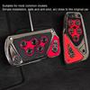 Anti-Slip 2pcs Set Car Foot Brake Pedals Cover Fuel Gas Foot Pad Set Kit Universal Car Pedal Covers Kits For Car Modification
