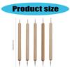 5 Pcs Clay Carving Tool Embossing Pen Dotting Pen with Two Ends Nail Art Pen for Embossing Pattern Clay Sculpting