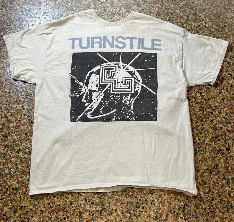 Turnstile Shirt, Turnstile Short Sleeve Tee White Size S to 5XL Shirt XXXXL