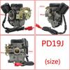18-19mm CVK-PD18J-Carb Carburetor For GY6-50CC 139QMB 139QMA Scooter Jonway 1pc