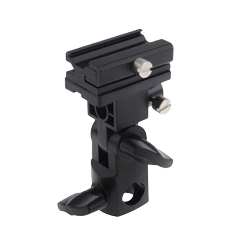 

Easy Adjustable Camera Flash Holder Bracket 180 Degree Rotate And Locking Screw For Photography Lighting Accessories 1
