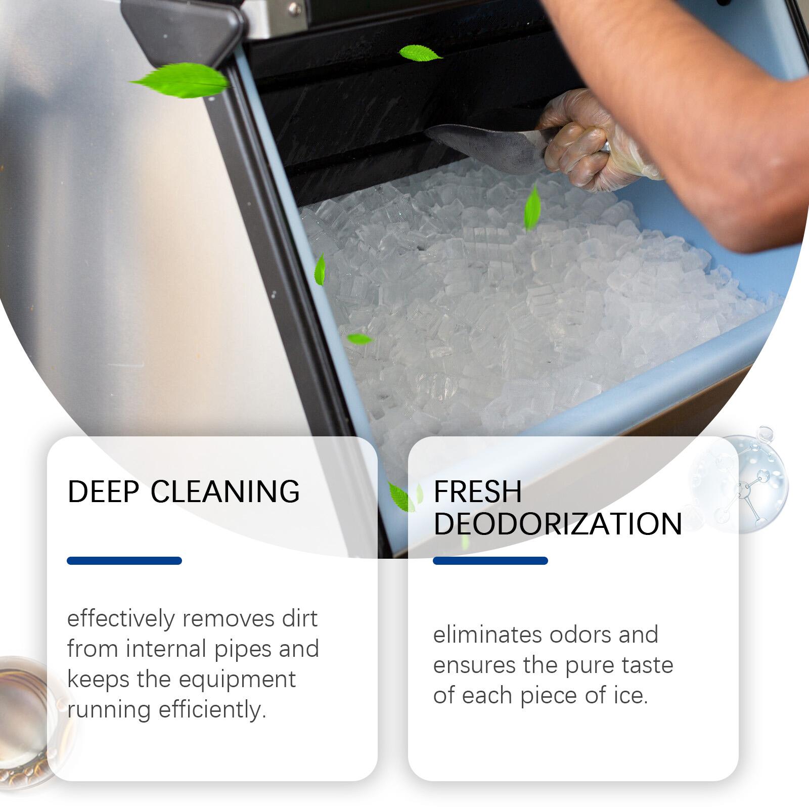12pcs Ice Machine Cleaning Tablets For Descaling Deodorizing Prolonging Ice Maker Lifespan Kitchen Stain Removal Products