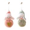 Soft Plush Christmas Ornament Bright Color Indoor Decorations For Fireplaces Window And Festival Tree Styling
